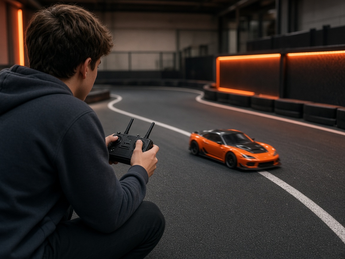 Тренировка на трассе RC Drift